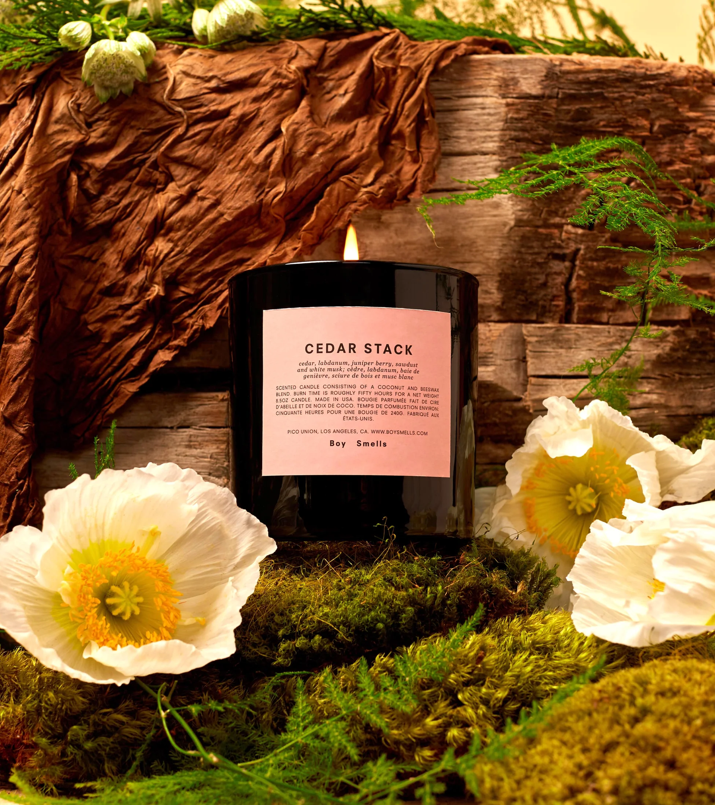 BOY SMELLS - CEDAR STACK CANDLE