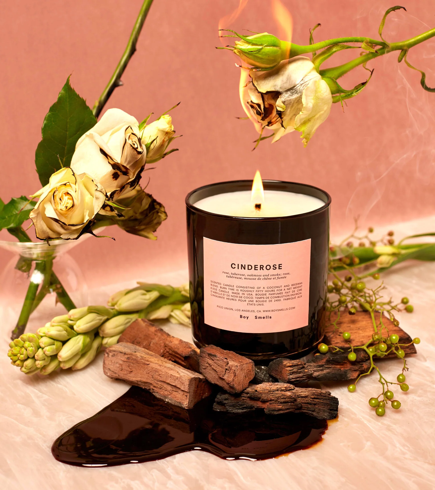 BOY SMELLS - CINDEROSE CANDLE