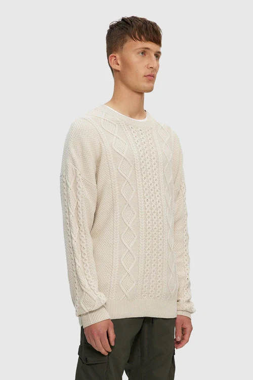 KUWALLA - CABLE KNIT SWEATER
