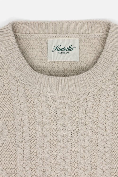 KUWALLA - CABLE KNIT SWEATER