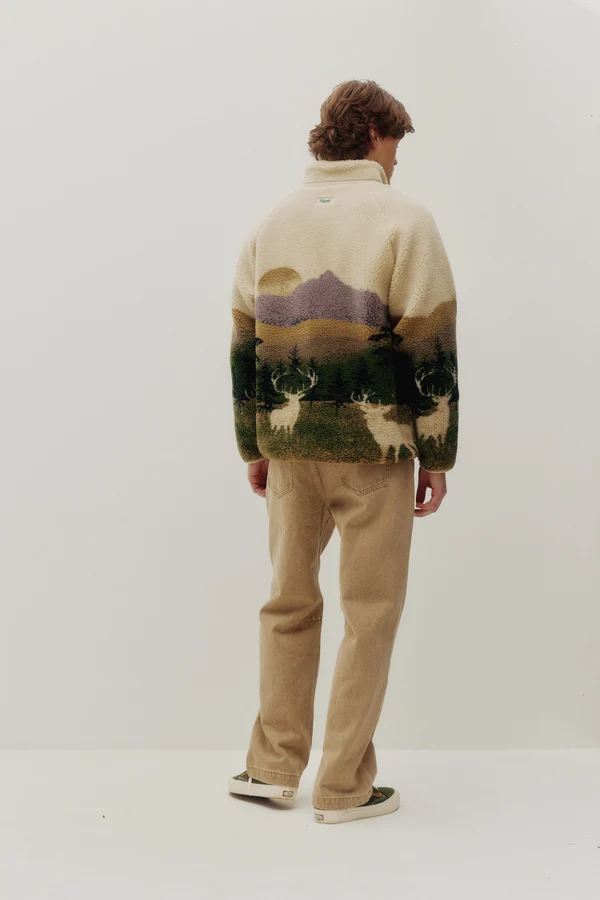 KUWALLA TEE - LIGHTWEIGHT PRINTED SHERPA