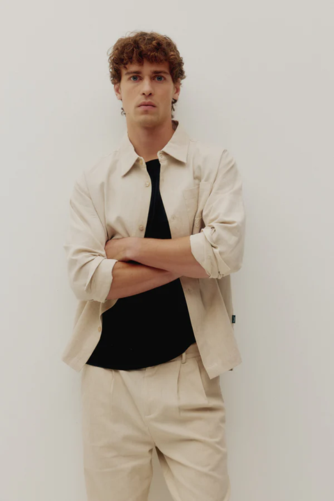 KUWALLA - LONG SLEEVE LINEN SHIRT