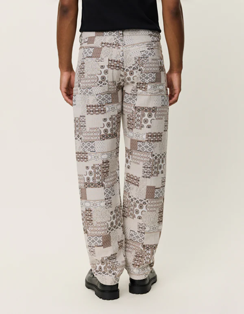 LES DEUX - RYDER PATCHWORK JACQUARD PANT