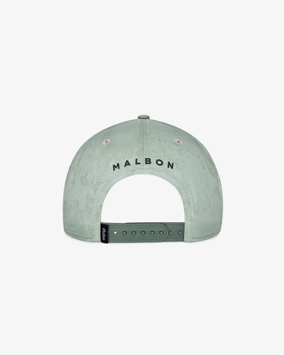 Malbon Golf and Tackle Snapback in steel ripple