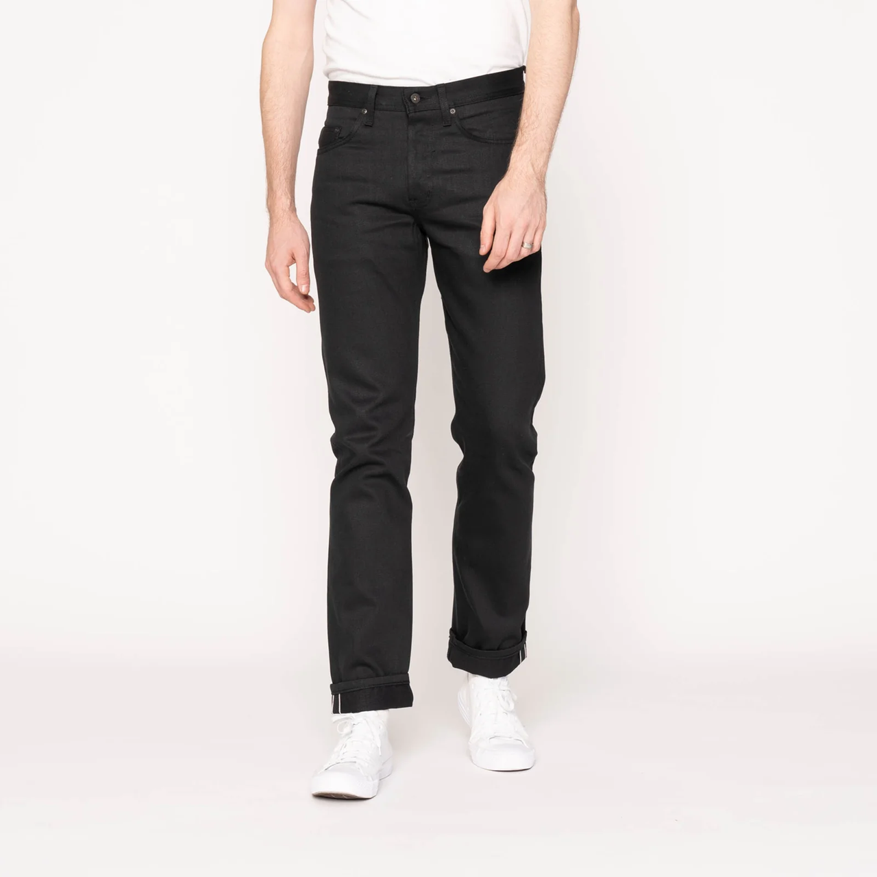 NAKED AND FAMOUS - FOREVER BLACK SELVEDGE - WEIRD GUY