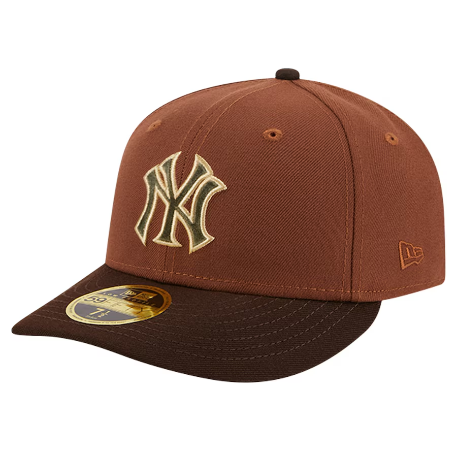 NEW ERA - VELVET 59FIFTY LOW PROFILE FITTED CAP - NEW YORK YANKESS