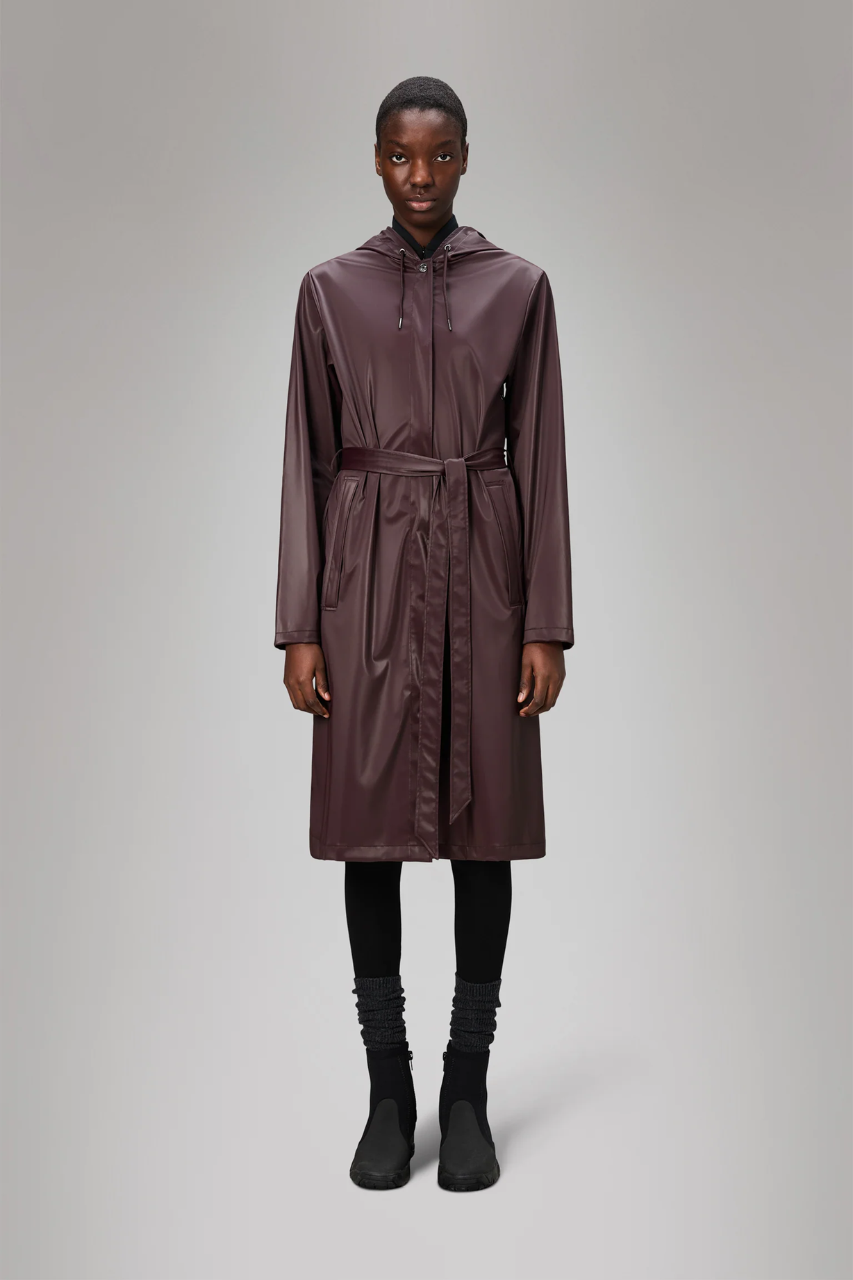 RAINS - A-LINE LONGER W JACKET