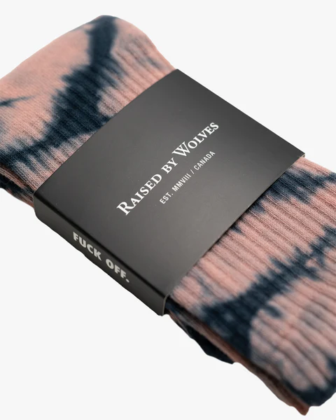 RAISED BY WOLVES - FUCK OFF CREW SOCKS