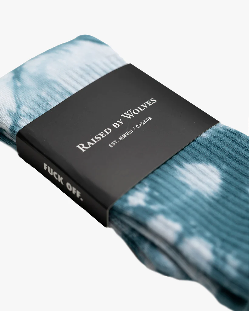 RAISED BY WOLVES - FUCK OFF CREW SOCKS
