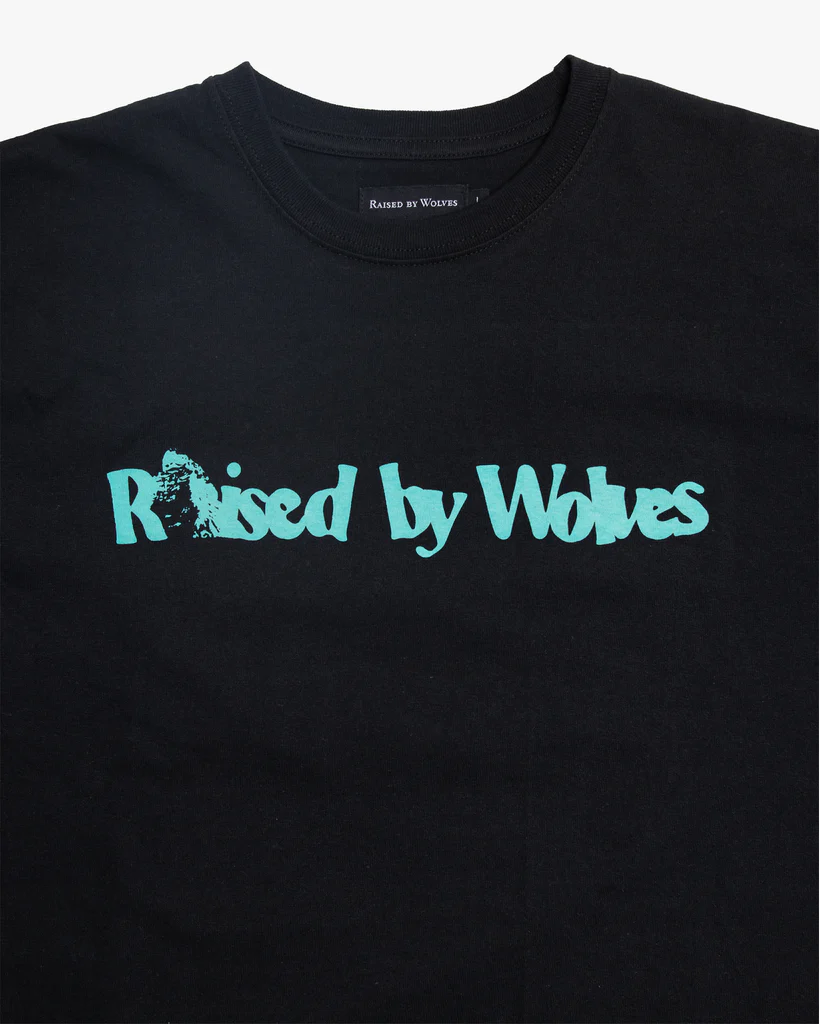 RAISED BY WOLVES - TAKE A HIKE! TEE - BLACK