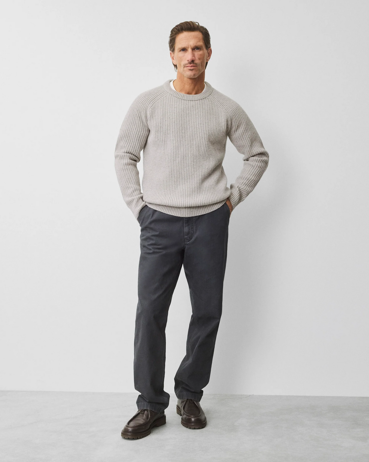 REIGNING CHAMP - MERINO KENNY CREWNECK