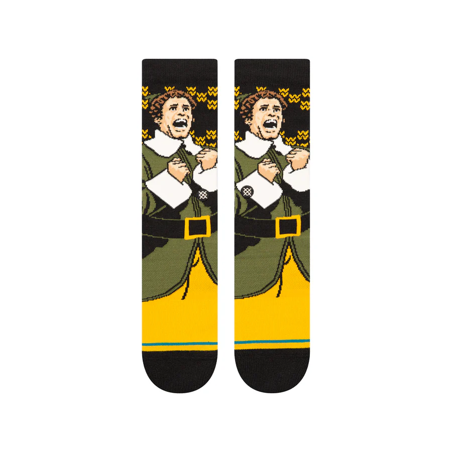 ELF X STANCE - SMILING'S MY FAVORITE CREW SOCKS