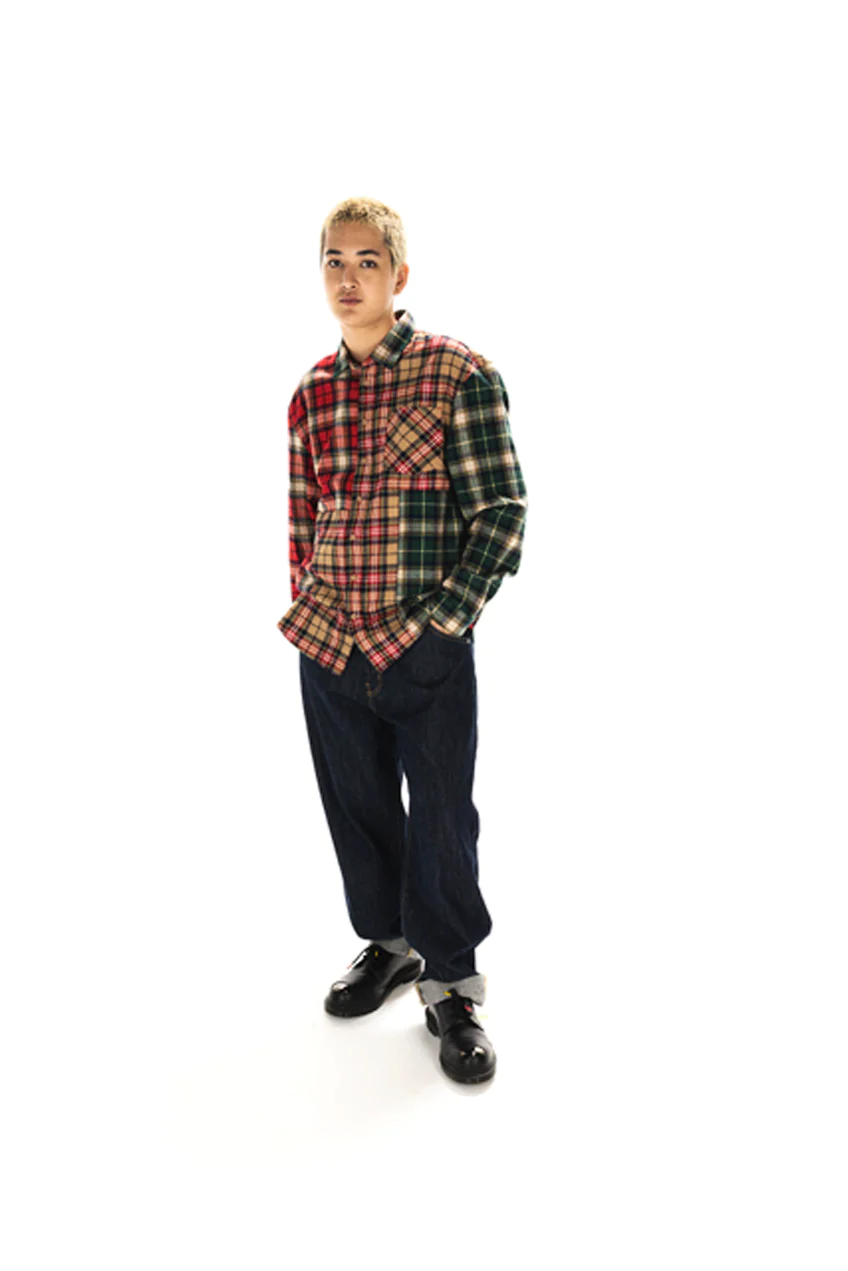 TAIKAN - PATCHWORK L/S SHIRT