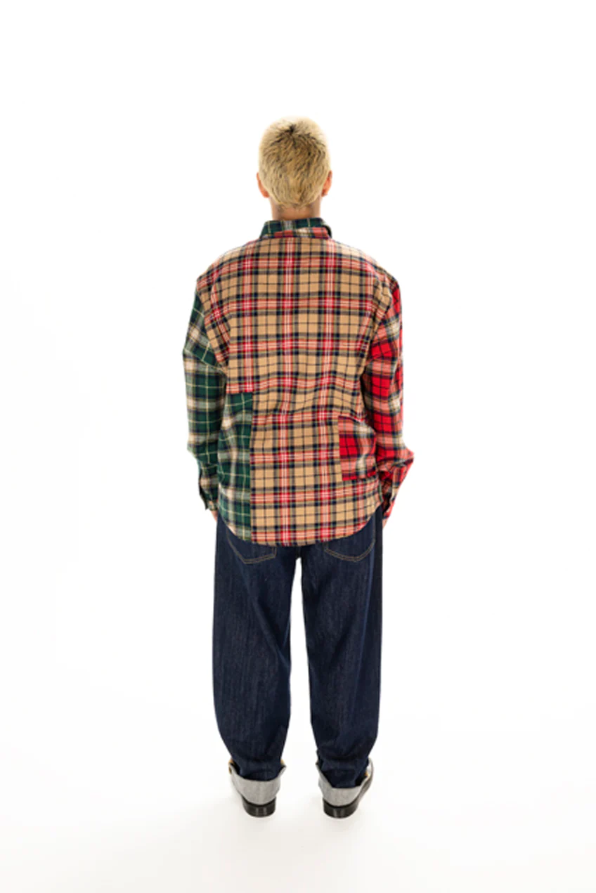 TAIKAN - PATCHWORK L/S SHIRT