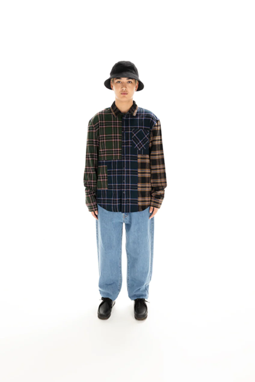 TAIKAN - PATCHWORK L/S SHIRT