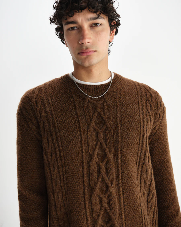 WAX LONDON - HYATT CABLEKNIT SWEATER