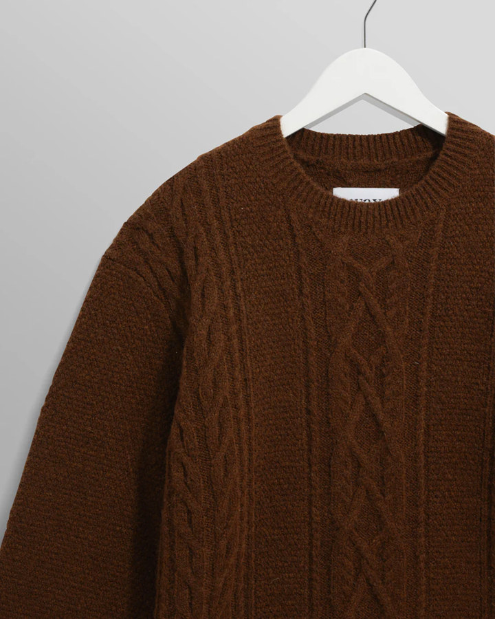 WAX LONDON - HYATT CABLEKNIT SWEATER