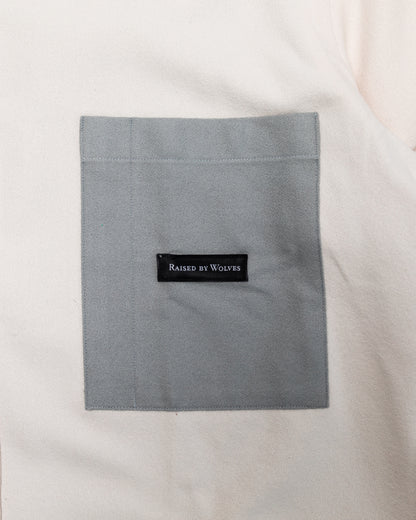 RAISED BY WOLVES - COLOUR-BLOCK FLANNEL SHIRT