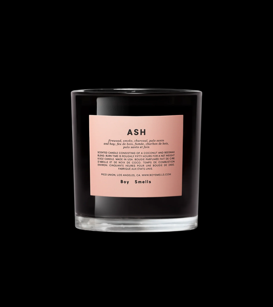 BOY SMELLS ASH CANDLE