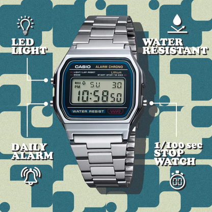 CASIO - A158WA-1 - WATCH