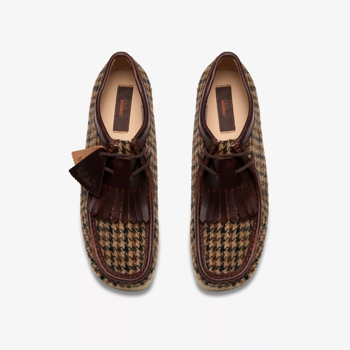 CLARK'S ORIGINALS - WALLABEE - HARRIS TWEED