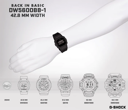 G-SHOCK - DW-5600BB-1 - WATCH