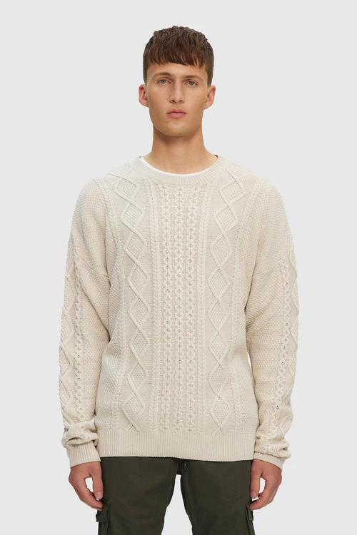 KUWALLA - CABLE KNIT SWEATER