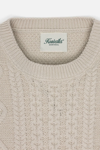 KUWALLA - CABLE KNIT SWEATER