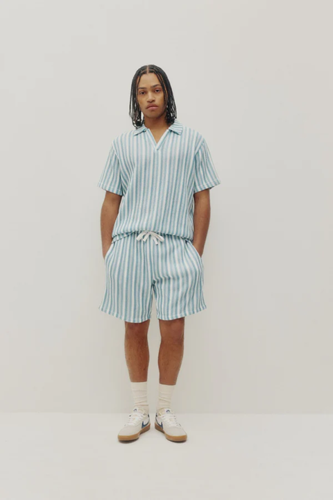 KUWALLA - CROCHET STRIPE SHORTS