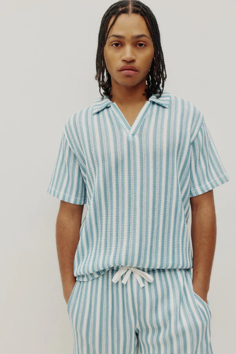 KUWALLA - CROCHET STRIPE SHORTS