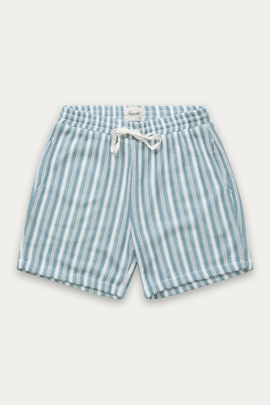 KUWALLA - CROCHET STRIPE SHORTS
