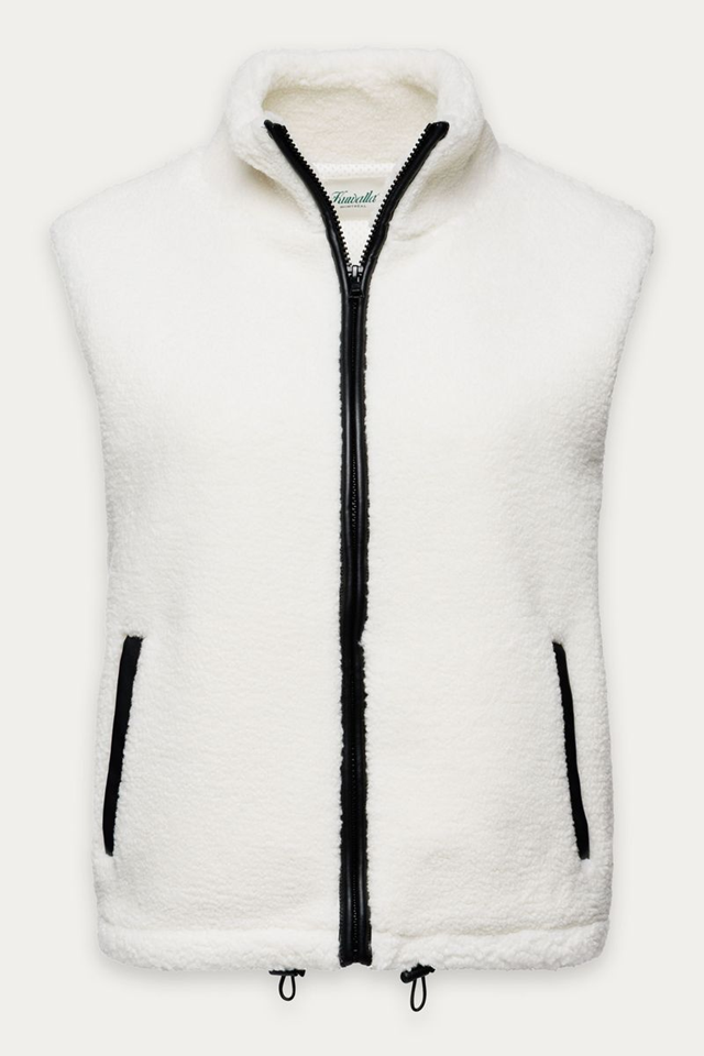 KUWALLA - LEATHER POLAR VEST