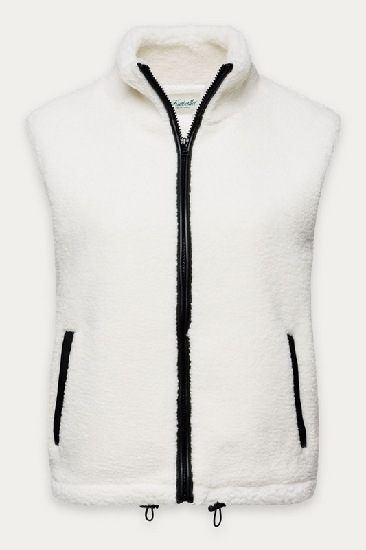 KUWALLA - LEATHER POLAR VEST