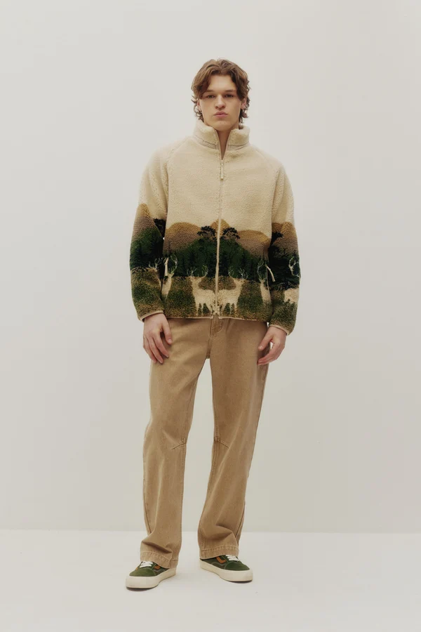 KUWALLA TEE - LIGHTWEIGHT PRINTED SHERPA