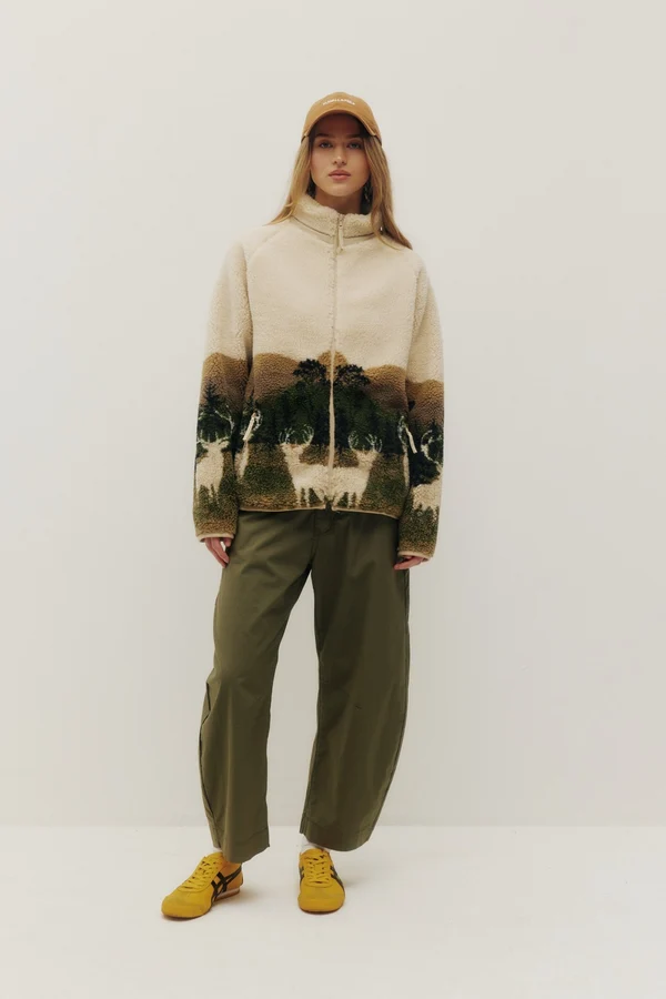 KUWALLA TEE - LIGHTWEIGHT PRINTED SHERPA