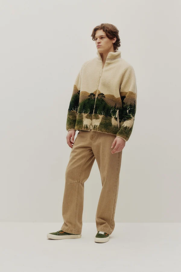 KUWALLA TEE - LIGHTWEIGHT PRINTED SHERPA