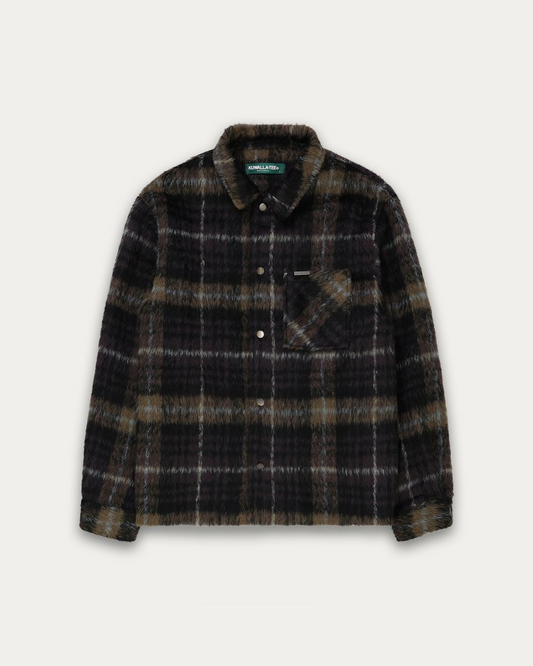 KUWALLA TEE - PILE PLAID SHACKET