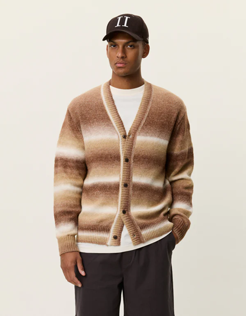 LES DEUX - BOSTON GRADIENT KNITTED CARDIGAN