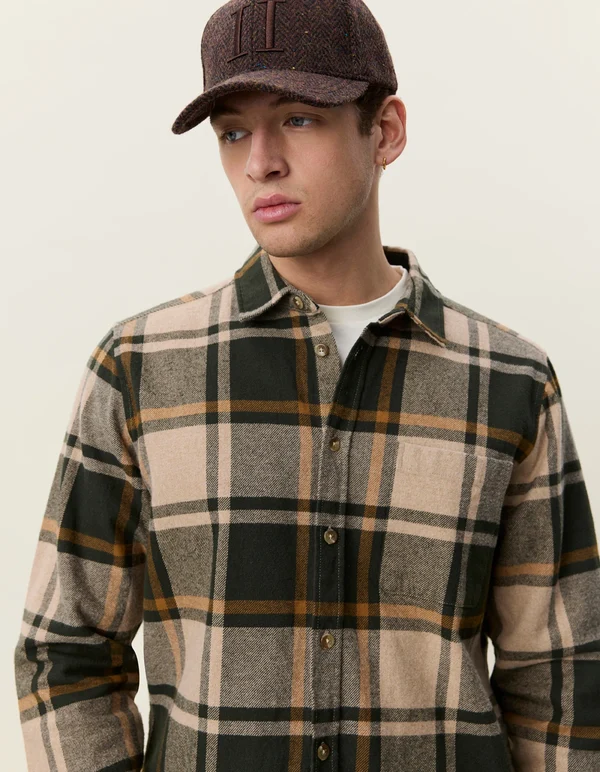 LES DEUX - CHECK FLANNEL SHIRT