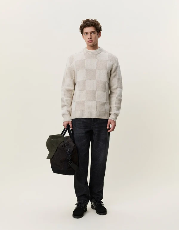 LES DEUX - CHECK KNIT