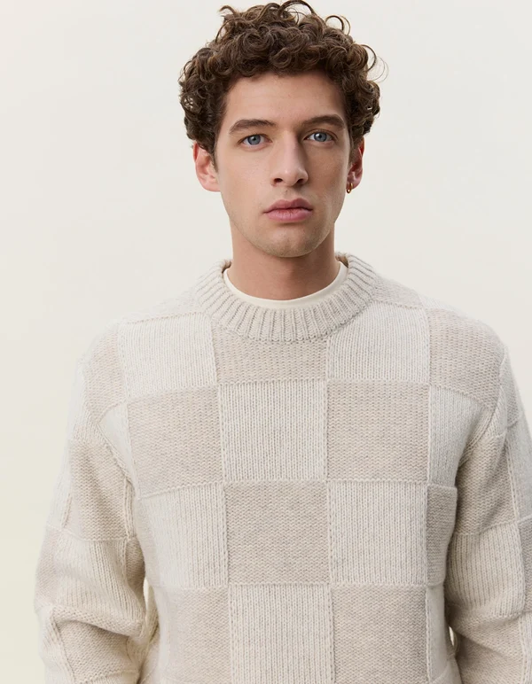 LES DEUX - CHECK KNIT