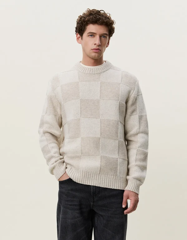 LES DEUX - CHECK KNIT