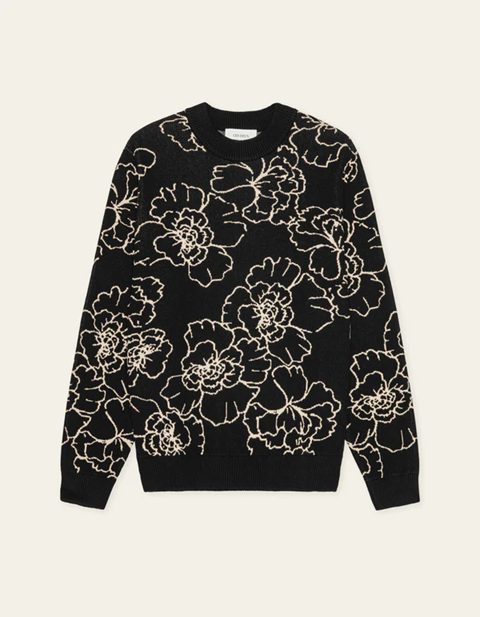 LES DEUX - GASTON POPPY JACQUARD KNIT
