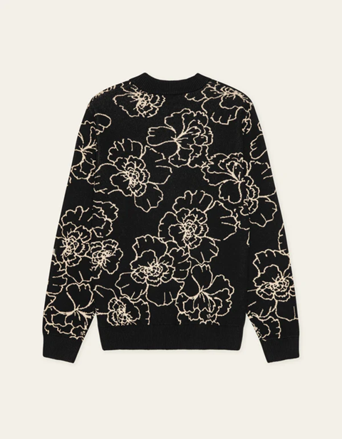 LES DEUX - GASTON POPPY JACQUARD KNIT
