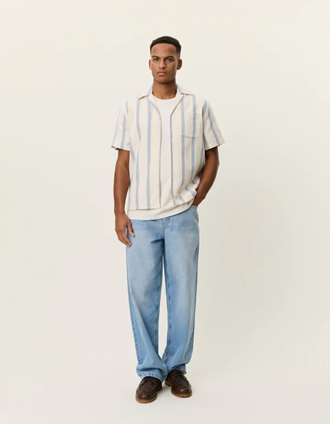 LES DEUX - LAWSON STRIPE SS SHIRT