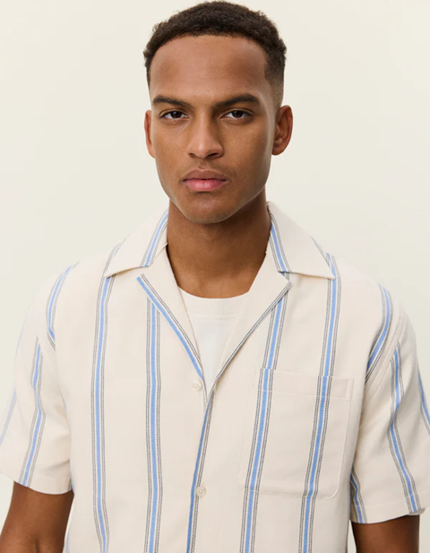 LES DEUX - LAWSON STRIPE SS SHIRT