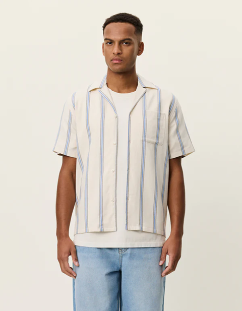 LES DEUX - LAWSON STRIPE SS SHIRT