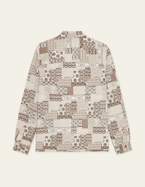 LES DEUX - LAYTON PATCHWORK JACQUARD OVERSHIRT