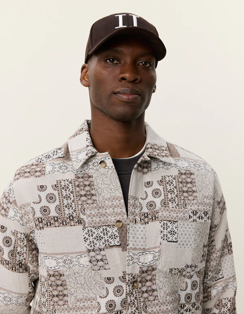LES DEUX - LAYTON PATCHWORK JACQUARD OVERSHIRT