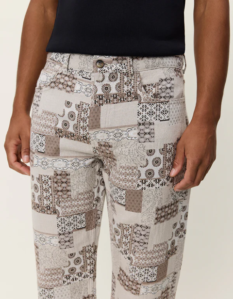 LES DEUX - RYDER PATCHWORK JACQUARD PANT